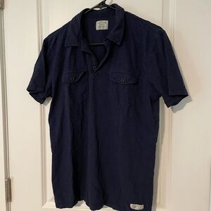 Lucky Brand Dark Blue Casual Polo